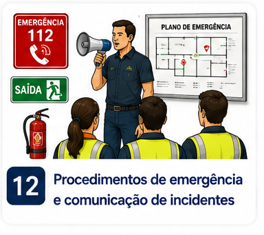 Procedimentos perante situações de emergência