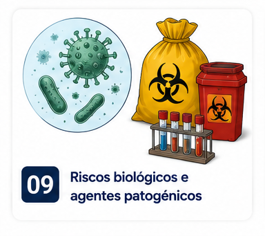 Prevenção da contaminação e propagação de agentes biológicos