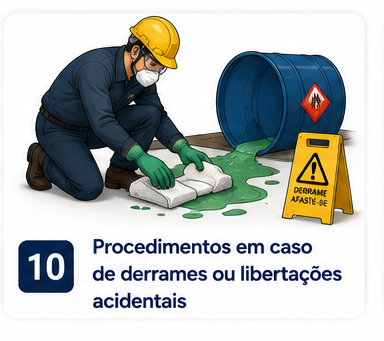 Procedimentos perante derrames e libertações acidentais