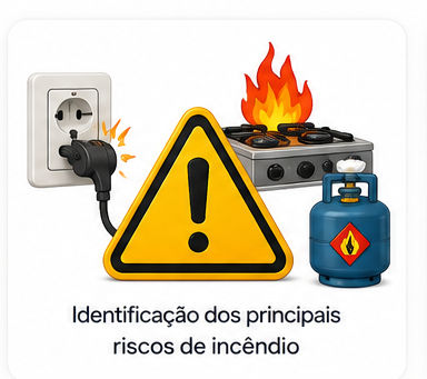 Identificação dos principais riscos de incêndio