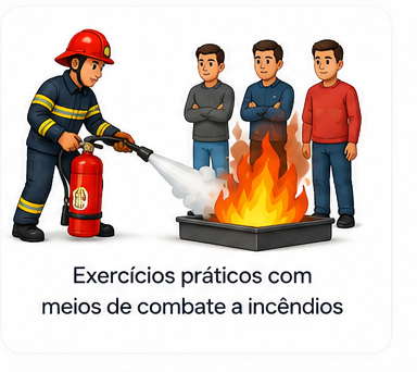 Exercícios práticos com meios de primeira intervenção